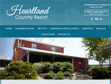 Tablet Screenshot of heartlandcountryresort.com